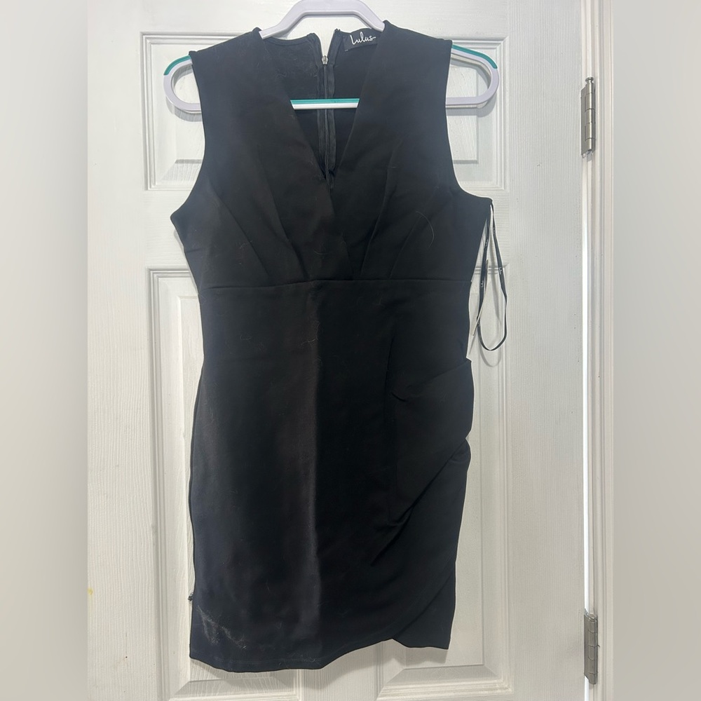 Lulu's Classic Black Mini Dress